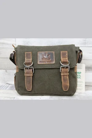 Greenburry Handtasche SN Vintage Hemp Shoulderbag oliv/green - Verkäufer: Littmann