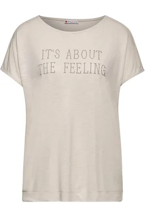 Street one Shirttop mit Schriftzug