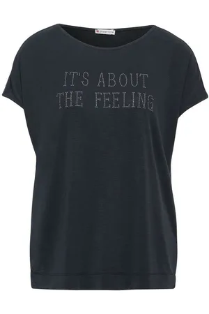 Street one Shirttop mit Schriftzug