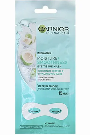 Garnier Körperpflegemittel Smoothing Eye Mask With Coconut Water And eye Tissue Mask 6 G - Verkäufer: Parfümerie Wilhelm Haas