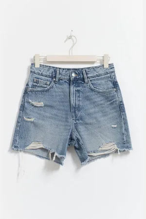 Gina Tricot Shorts - Jeansshorts - kurze Hose - Distressed high denim shorts - Verkäufer: Schneider Fashion Store