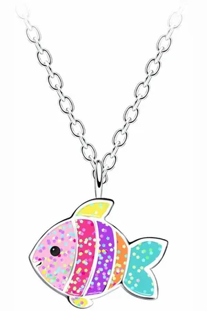 ALEXANDER YORK Kette mit Anhänger FISCH, 2-tlg., 925 Sterling Silber - Verkäufer: