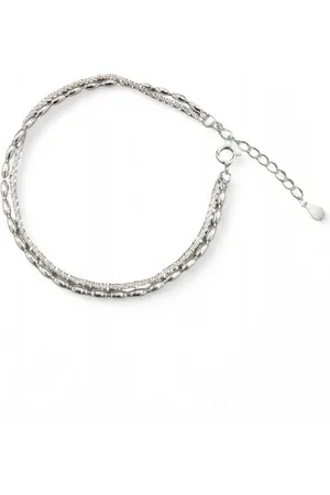 Eyecatcher Armkette Doppelreihiges Armkettchen aus Sterling Silber 15 cm + 4 cm plattiert (kein Set) - Verkäufer: