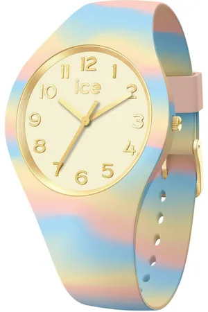 Ice-Watch Quarzuhr ICE tie and dye - Small - 3H 022598, Armbanduhr, Damenuhr, Silikonarmband, analog