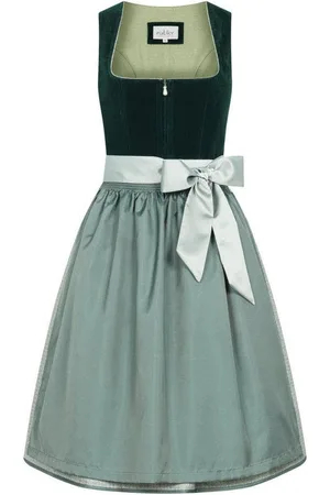 Nübler Trachtenkleid Midi Dirndl Elke in Grün von - Verkäufer: Trachtenhof
