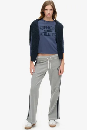 Superdry Sweathose ATHLETIC STRIPE FLARE JOGGER Jogginghose mit Streifen und Schlag