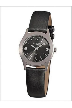Regent Uhrenring Titan Damenuhr mit Lederarmband F872 - Verkäufer: Optiker-Dietrich