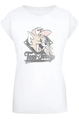 Absolute Cult T-Shirt Damen Ladies Tom and Jerry - Baseball Caps T-Shirt (1-tlg)