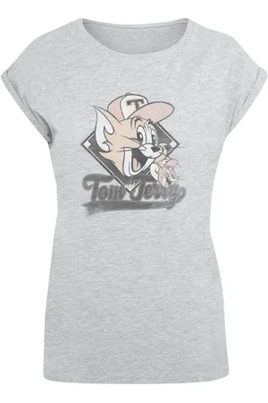 Absolute Cult T-Shirt Damen Ladies Tom and Jerry - Baseball Caps T-Shirt (1-tlg)