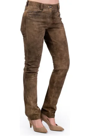 SPIETH & WENSKY Lederhose Trachtenlederhose Damen - EBRU - honey/marone - Verkäufer: Alpenwahnsinn Tracht & Lifestyle