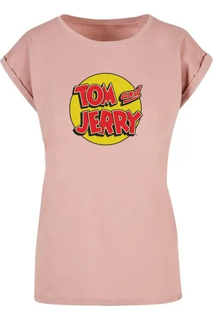 Absolute Cult T-Shirt Damen Ladies Tom and Jerry - Circle Logo T-Shirt (1-tlg)
