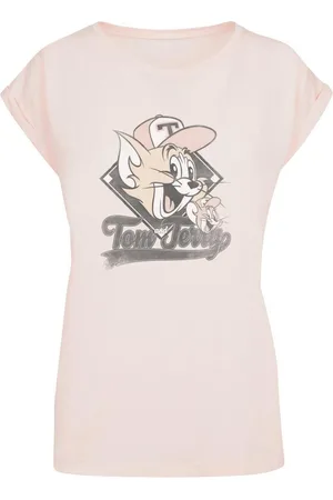 Absolute Cult T-Shirt Damen Ladies Tom and Jerry - Baseball Caps T-Shirt (1-tlg)