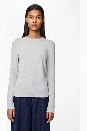Pieces® Langarmshirt PCMARIA LS TOP NOOS BC