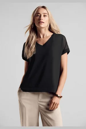 Street one 2-in-1-Top mit Mesh-Detail