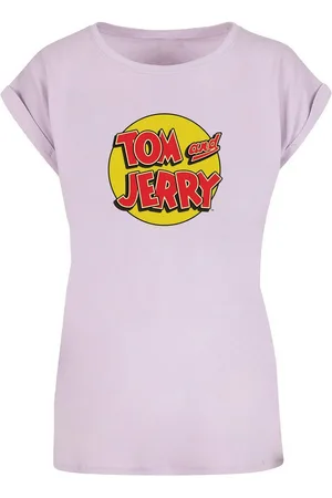 Absolute Cult T-Shirt Damen Ladies Tom and Jerry - Circle Logo T-Shirt (1-tlg)