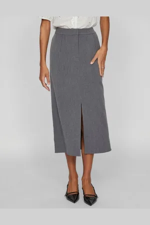 VILA Maxirock VIVARONE HW LONG SKIRT - NOOS