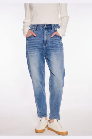 Hailys High-waist-Jeans LG HW C JN Mirell mit Gummizug am Bund