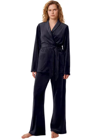 Triumph Homewearhose Sensual Velour Wide Leg Trousers elegante lässige Passform