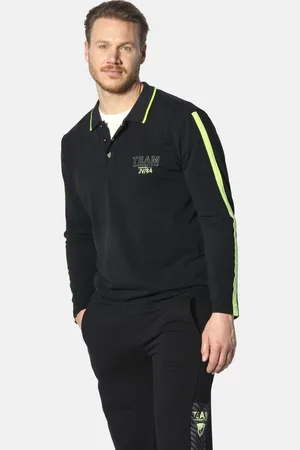 Jan Vanderstorm Langarm-Poloshirt SIGURDHILD mit Kontrastdetails - Verkäufer: VANDERSTORM VENTURES