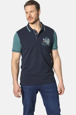 Jan Vanderstorm Poloshirt OLEJORN mit kontrastfarbenen Ärmeln - Verkäufer: VANDERSTORM VENTURES