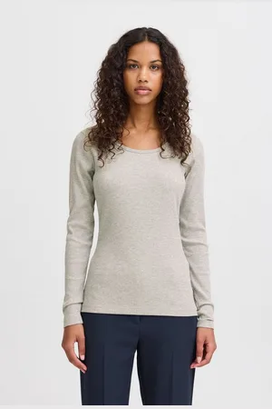 Ichi Langarmshirt IHPALMER RIB LS moderner Longsleeve - Verkäufer: meinemarkenmode
