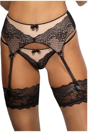 Axami Strapsgürtel V-9892 garter belt black - (L,M,S,XL) - Verkäufer: Angela Line