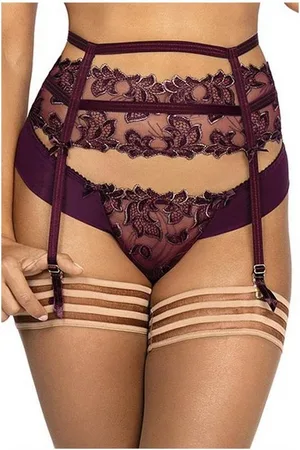 Axami Strapsgürtel V-9472 garter belt purple - (L,S) - Verkäufer: Angela Line