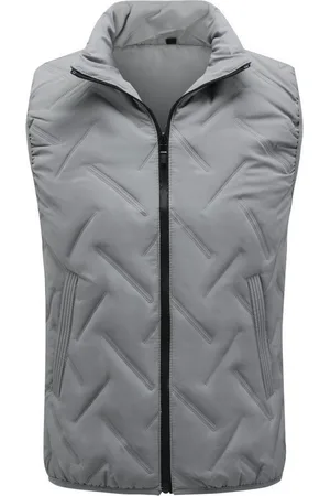 Allthemen Kurzweste Herren Winterweste mit Stehkragen Warm Outdoorweste Ärmellose Jacke - Verkäufer: