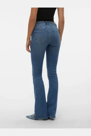VERO MODA Bootcut-Jeans VMFLASH (1-tlg) Plain/ohne Details - Verkäufer: Mary & Paul