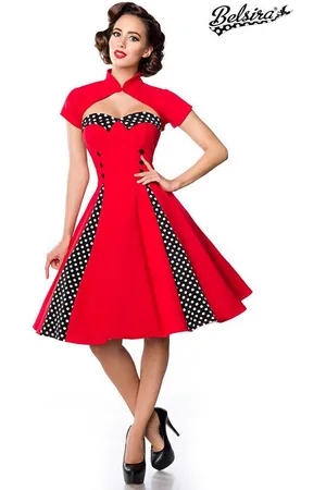 Belsira Trachtenkleid - Vintage-Kleid mit Bolero - (L,M,S,XL,XXS,2XL) - Verkäufer: Angela Line