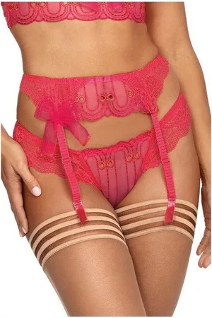 Axami Strapsgürtel V-9552 garter belt pink - (L,M,S,XL) - Verkäufer: Angela Line