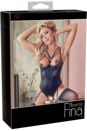 Abierta Fina Body-Ouvert - Body Strass - (75B-S,80B-M,85B-L,85C-XL) - Verkäufer: Angela Line