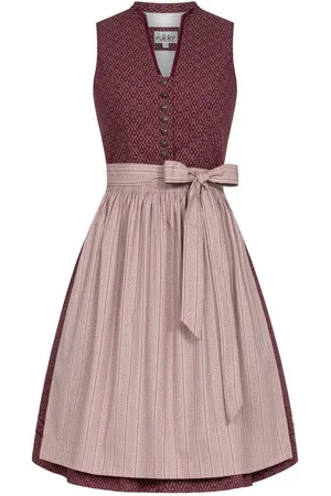 Nübler Trachtenkleid Midi Dirndl Frieda in Beere von - Verkäufer: Trachtenhof