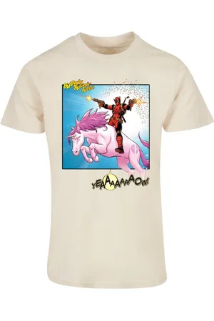 Absolute Cult T-Shirt Herren Deadpool - Unicorn Battle T-Shirt (1-tlg)