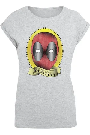 Absolute Cult T-Shirt Damen Ladies Deadpool - Tattoo Print T-Shirt (1-tlg)