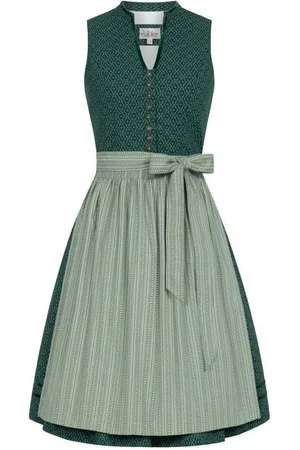 Nübler Trachtenkleid Midi Dirndl Frieda in Grün von - Verkäufer: Trachtenhof