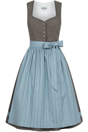 Nübler Trachtenkleid Midi Dirndl Felicitas in Braun von - Verkäufer: Trachtenhof