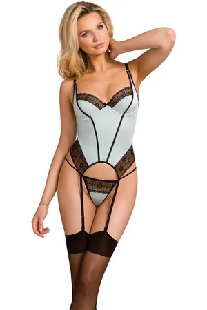 Casmir Corsage CA Sidra corset & thong mint - (L/XL,S/M) - Verkäufer: Angela Line