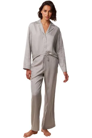 Triumph Homewearhose Silky Sensuality Trousers mit Monogram-Jaquard
