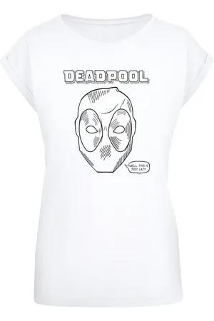 Absolute Cult T-Shirt Damen Ladies Deadpool - This Is Just Lazy T-Shirt (1-tlg)