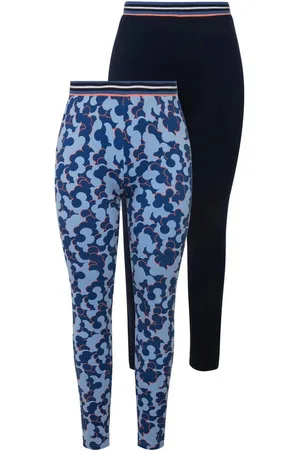 Ulla Popken Leggings Loungewear-Leggings 2er-Pack uni/Muster - Verkäufer: Popken Fashion Group