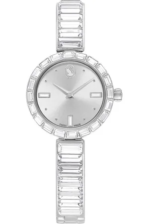 Swarovski Quarzuhr MATRIX BANGLE 5677487, Armbanduhr, Damenuhr, analog, ®-Kristalle, Swiss Made