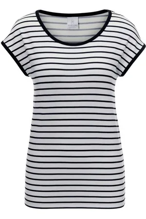 Madeleine Kurzarmshirt Ärmelloses Ringelshirt - Verkäufer: Premio Fashion GmbH