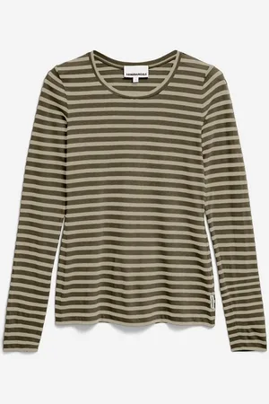 Armedangels Longsleeve ENRICCAA STRIPES Damen (1-tlg) Slim Fit aus Bio-Baumwolle - Verkäufer: