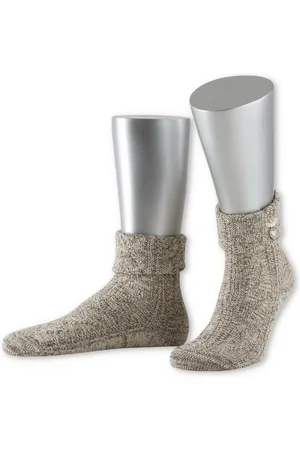 LUSANA Trachtensocken Trachtensocken - HERZERL - beigemeliert, braunmeliert - Verkäufer: Alpenwahnsinn Tracht & Lifestyle