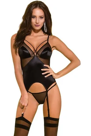 Avanua Corsage AV Quella corset & thong black - (L/XL) - Verkäufer: Angela Line