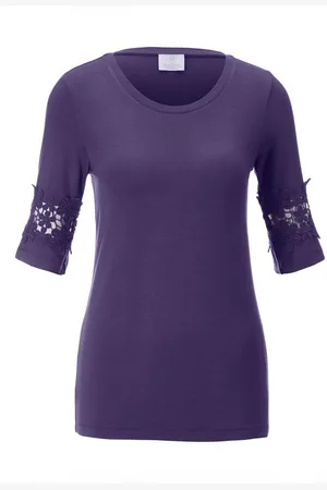 Madeleine Kurzarmshirt Shirt mit Halbarm und Spitzendetail - Verkäufer: Premio Fashion GmbH