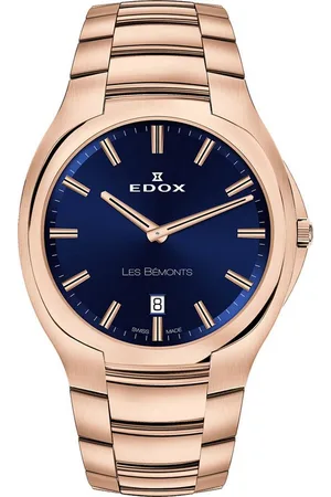 Edox Quarzuhr 56003-37R-BUIR Les Bemonts Herrenuhr 40mm 3ATM 56003-37R-BUIR Les Bemonts Herrenuhr 40mm 3ATM - Verkäufer: Timeshop24