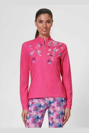 Madeleine Outdoorjacke Radjacke mit Blätter-Foilprint - Verkäufer: Premio Fashion GmbH