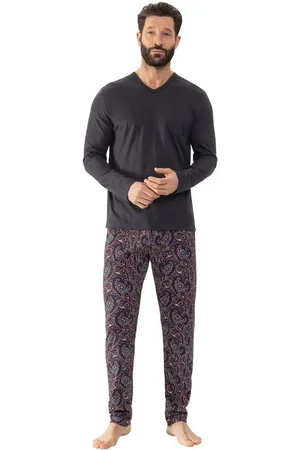 Mey Pyjama Herren Pyjama 2240005 Lava Grey (1 Stück, 1 tlg., 1 Stück) - Verkäufer: Mein Style